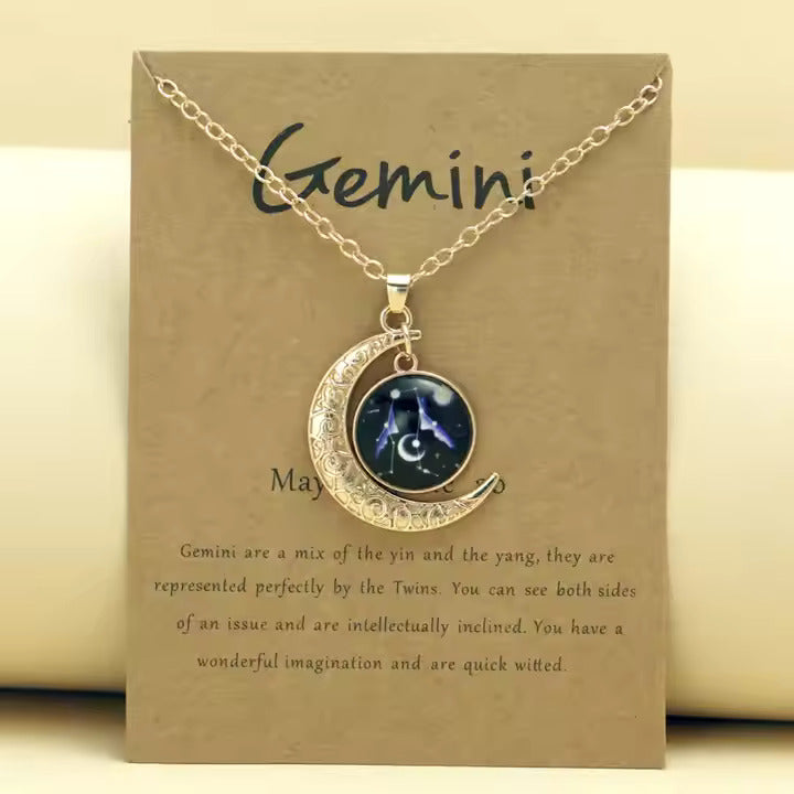 GEMINI Moon Pendant