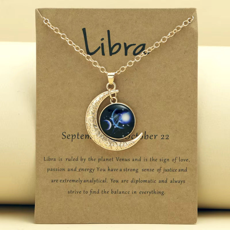 LIBRA Moon Pendant