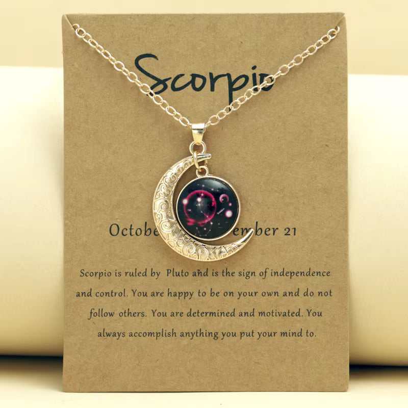 SCORPIO Moon Pendant