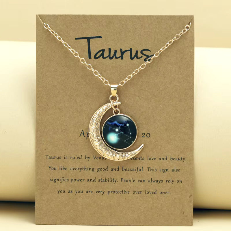TAURUS Moon Pendant